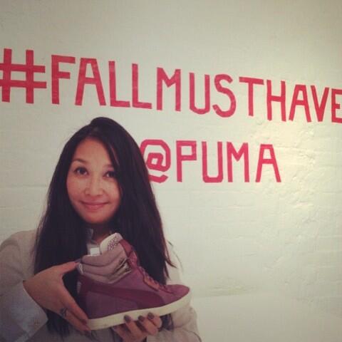 PUMA's tweet image. We're live from NYC today, sharing fall product with media. Here's one sneaky peek. #fallmusthave