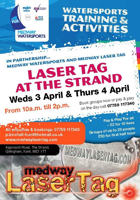 MWatersports's tweet photo. Laser Tag at the Strand @WOinMedway @KM_Medway @MedwayTimes @medway_news @ABetterMedway @MedwayMessenger @insidekent http://t.co/WHvDxd8w4Z