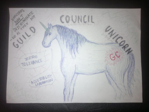 Guild_ISO's tweet image. #GuildCouncil unicorn I made. Because why not. Unicorns are awesome.