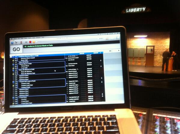 Curtain opens in 1 hour for first performance of 39 Steps at Liberty Hall.  Tickets at LibertyTyler.com