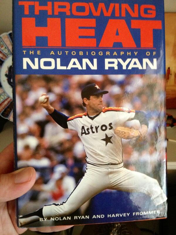 CollectinTex's tweet image. My Grandma's book. She made me read it one summer when I was in middle school. #Astros #ThrowHeat #CollectinTex