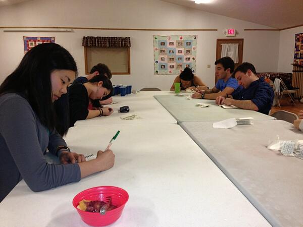 SiouxNation13's tweet photo. Writing compliments for each other. Because we love each other. http://t.co/noLKuVZLMY