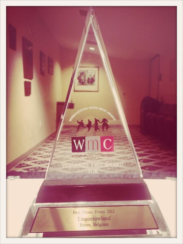 Your love made Tomorrowland "best music event" for the second time in a row! Thank you! #IDMA13 #tomorrowland #WMC13