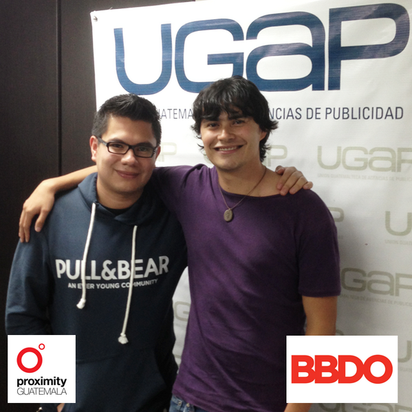 BBDOgt's tweet photo. La fórmula BBDO/@ProximityGT funcionó: ¡Nos vamos a Francia! Felicitaciones Koko y Pato. http://t.co/mzy7bruj13