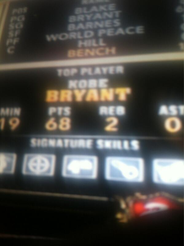 sagemaiers24's tweet image. Sorry @Nickblick I had to pour it on with @kobebryant #beastmode #RT #68points