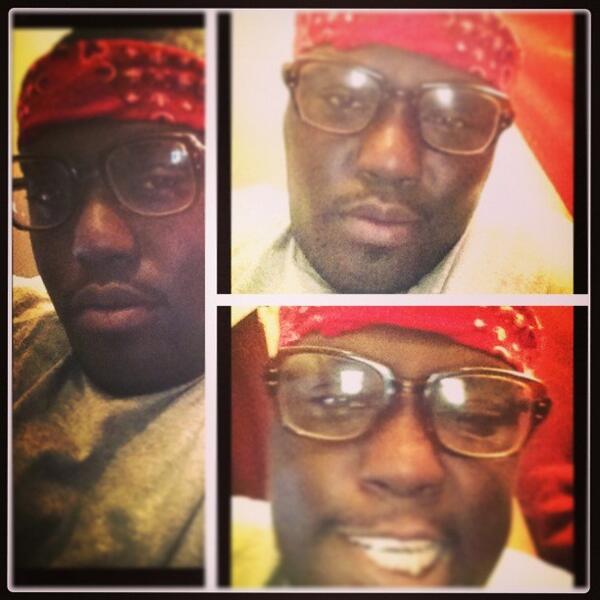 CaesarTheMind's tweet image. Rockin' my #squareframes blowin #greenclouds of that #headband... Grilled the cam with the chip tooth. #DopeUniverse