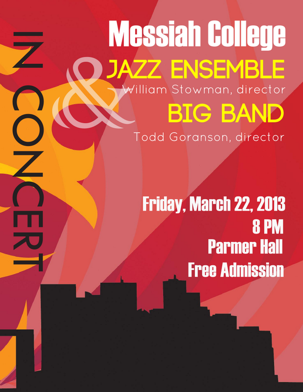 MessiahMUS's tweet image. Jazz @messiahcollege tonight in Parmer Hall!  8PM, FREE admission!  Don't miss it!