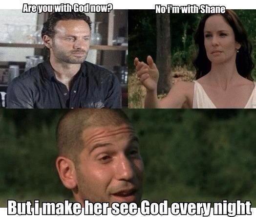 _WalkingShane's tweet photo. I make her see God every night. #burn http://t.co/suC8t0jFRT