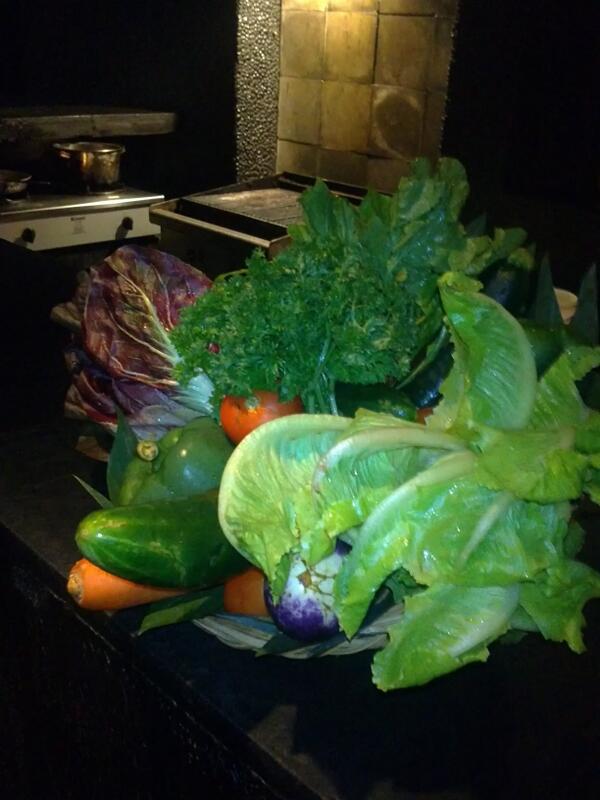 NeroBali's tweet photo. Fresh vegetables at Kebab Section http://t.co/C0ln481Uob