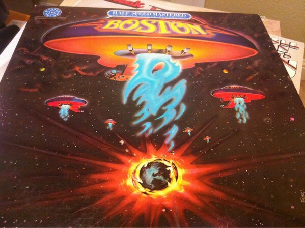 Great way to start a day.  Turned to 11 of course. #Boston #halfspeedmastered#vinyl