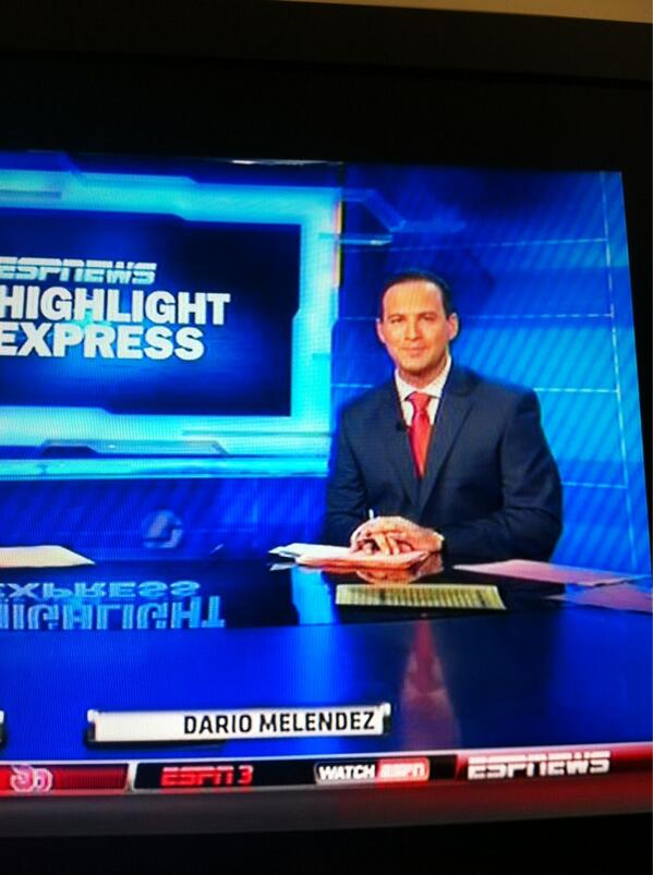 CKeester713's tweet photo. @Dario_Melendez Congrats on your ESPN debut! Calling out Tiger on a shankapotimus on your first day :) http://t.co/byTptjjVCj