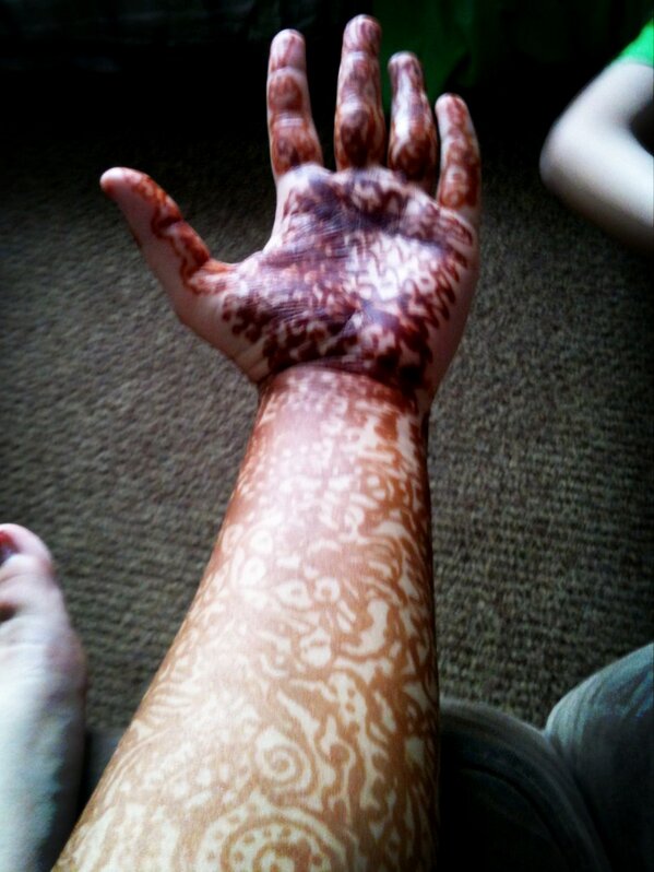 Henna!!!! I did it!!!! #henna