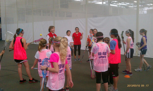 HUGE thanks to Coach Kim Chorosiewski for helping us out today!