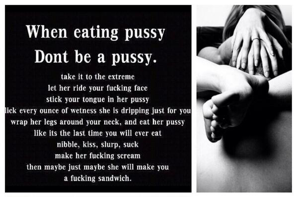 Why do men like to eat pussy