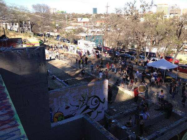 emptykingdom's tweet photo. Much love to all the art fans who came out to @sxsw this weekend to check out our art project! http://t.co/kN7zyo5GvJ http://t.co/Jke4RTLNMI