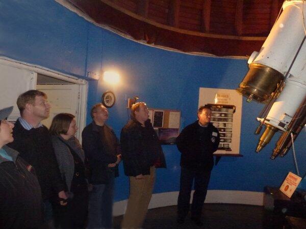 EastDevonSocial's tweet photo. Devon Social Group members visit the Norman Lockyer Observatory in #Sidmouth East Devon #EDevon #Devon http://t.co/hliCwrpWud