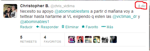 chrisbecrril's tweet photo. Solicitado desde hace 4 meses y hoy podemos decir sí se pudo!! ^^ @victimas_dr @abominables1 @abominablesfans =D http://t.co/IIZUuZvmrW