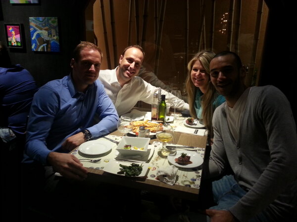 THE place for tapas! Ciudad Condal, BCN. With partner <a href="/AndrasLorant/">lorant andras</a> , our boy <a href="/HangaAdamOnline/">Hanga Ádám</a> &amp; his wife Sandra