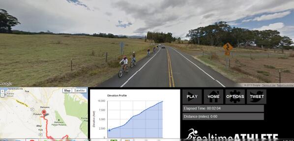 keithrahn's tweet photo. @mchristian @Trainerview Riding Haleakala in Maui. 8000ft of "climbling" from my office. #irememberhumidity #MNsucks http://t.co/7Ku4W2pAGw