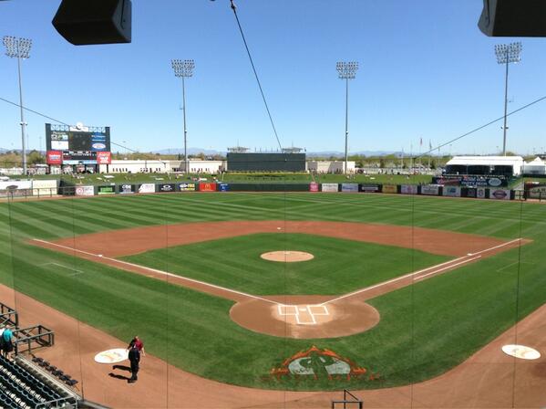 GiantsWebcasts's tweet photo. @ImDrDream Surprise Stadium http://t.co/wuIPHk56Ot