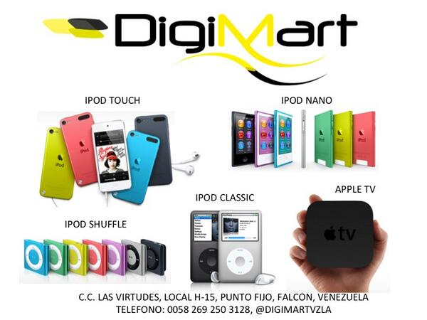 DigimartVzla's tweet photo. @cclasvirtudes @DigimartVzla: Disponible toda la linea Apple y a los mejores precios... http://t.co/i8PwIPuKVW