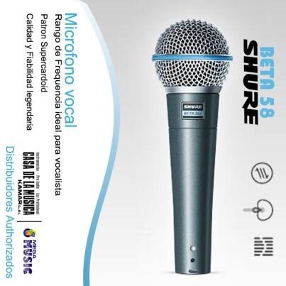 musicindustryH's tweet image. Micrófono #Beta58 @shureinc disponible en #CasaDeLaMusica #sps @cdlmusica !!! #infotiendasH