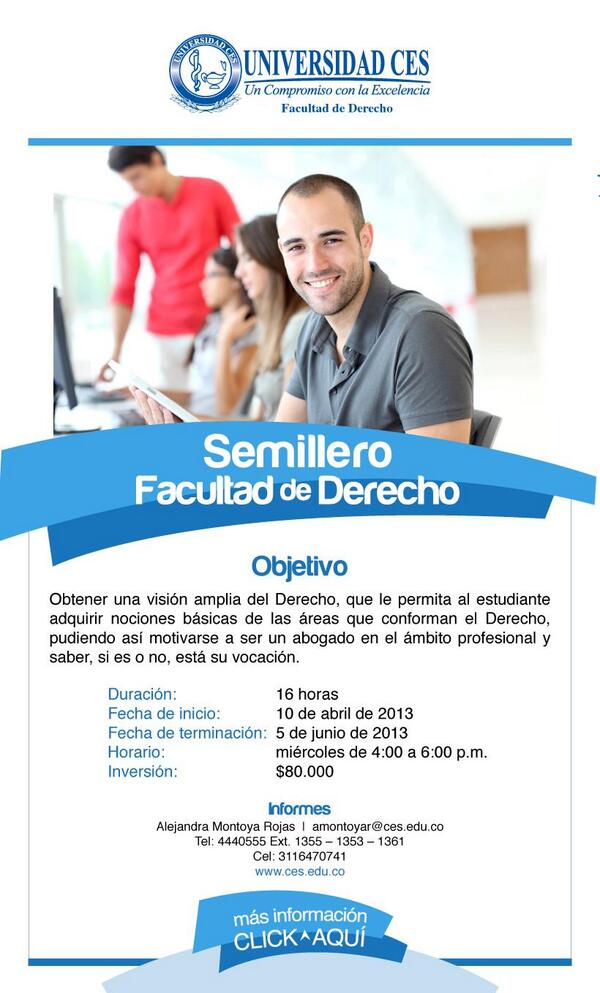 Semillero Facultad de Derecho Universidad CES