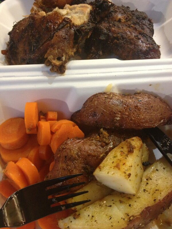 JulsGermansky's tweet image. Raw carrots and raw potatoes with a side of burnt-as-shit chicken #Thankyou #RyersonProblems