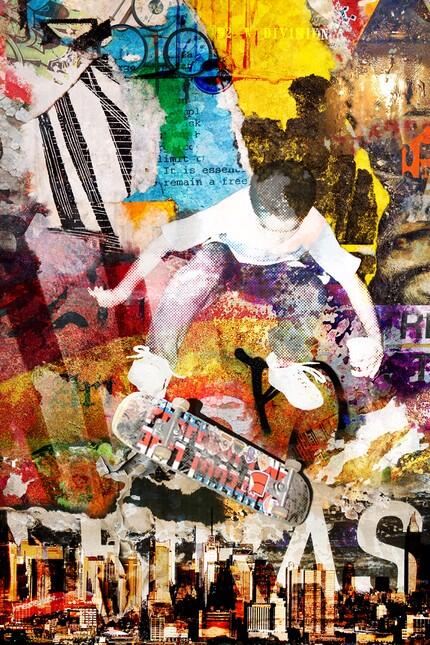 248Studio's tweet image. I thought that you guys would like this piece of my Art. Find the hidden words. #Detroit #art #skateboard #love