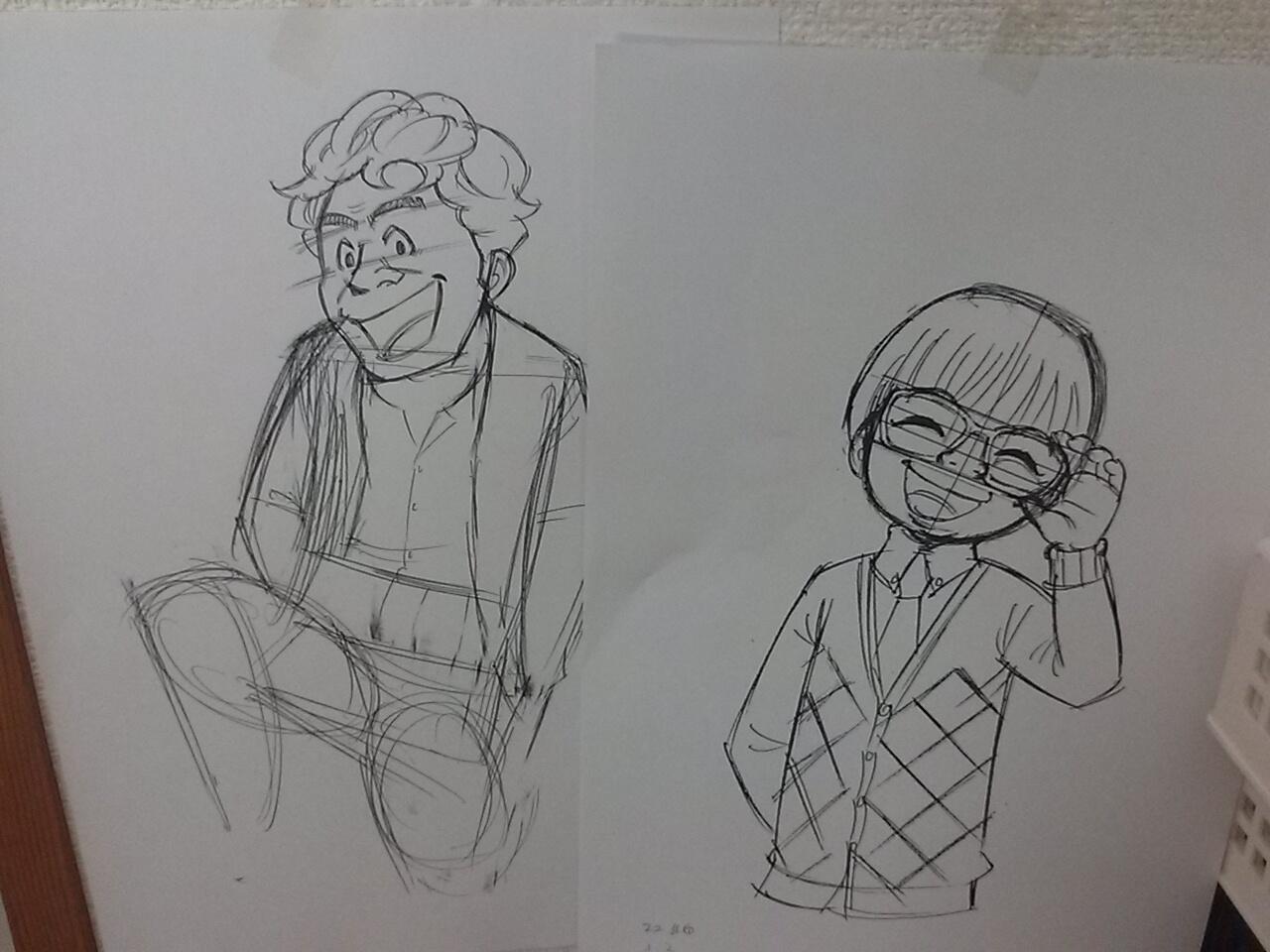 はらちゃん 矢東薫子の部屋に飾ってあったラフのイラストです 笑いおじさんとあっくん Http T Co Ox7z2z90in はらちゃん 矢東薫子の部屋に飾ってあったラフのイラストです 笑いおじさんとあっくん Http T Co Ox7z2z90in