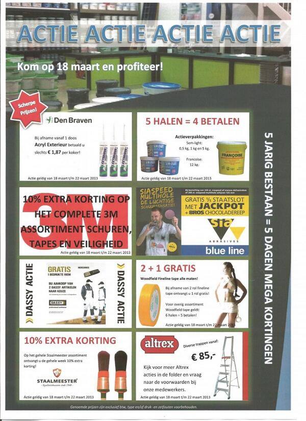 PostmaVerf's tweet image. Bekijk onze folder en profiteer van hoge kortingen, leuke acties en scherpe prijzen!
#einza #Denbraven #Woodfield
