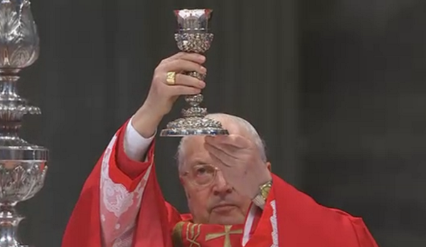 catolicos_es's tweet photo. [DIRECTO] Consagración de la Sangre de Cristo #iConclave #Conclave http://t.co/4A4VhED9P7