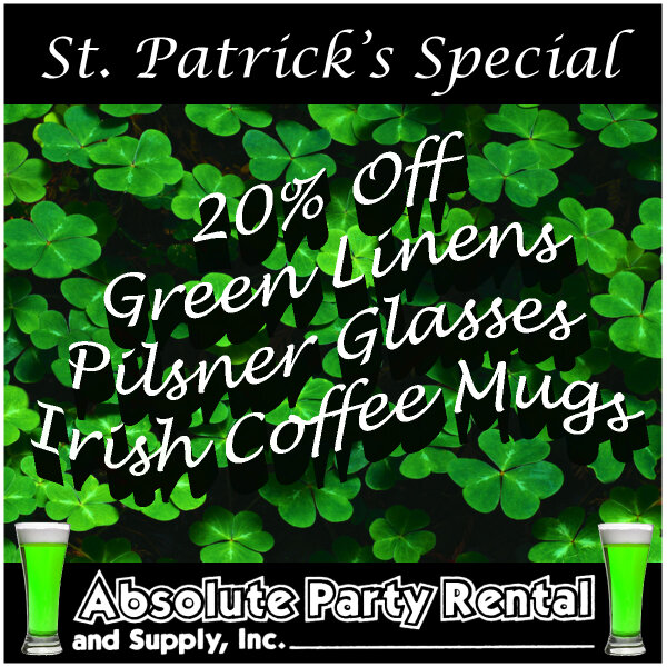 AbsoluteParty21's tweet image. St. Patrick's Special. Check it out!