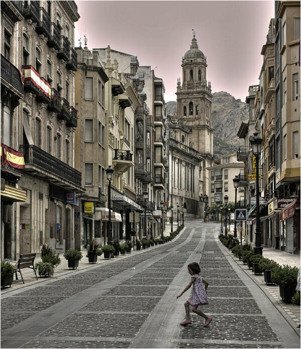 #Jaén Catedral al fondo #Andalucía