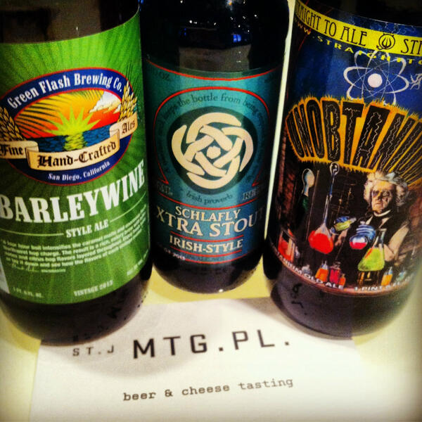 Tonight is the night! Join us at The Meeting Place Bar at 7:00p.m for our Beer &amp; Cheese Tasting. #cantwait
