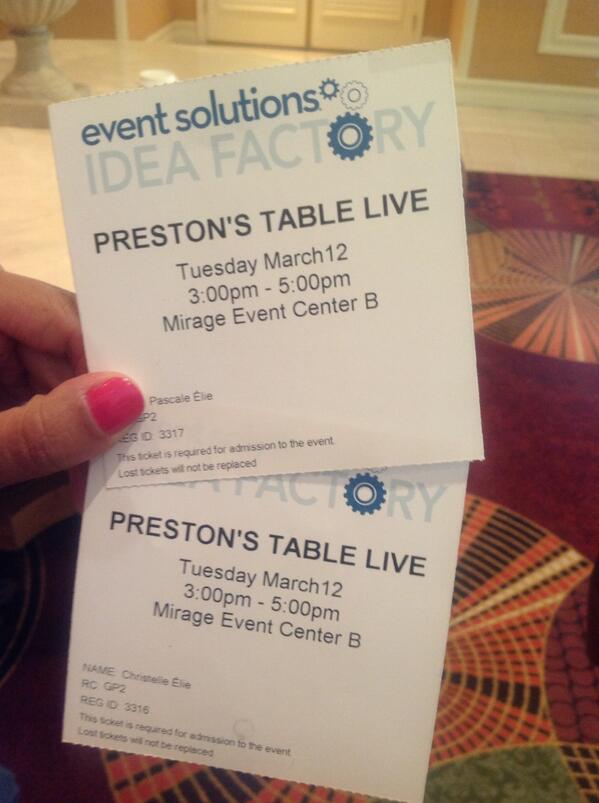 CeleriRouge's tweet image. Tickets to see #PrestonBailey #csce2013