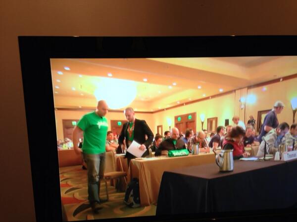 adamreifsnyder1's tweet image. There they are on muh TV, it&apos;s #teamplotter at #sxsw about to present. @plotterapp @RecessCreative