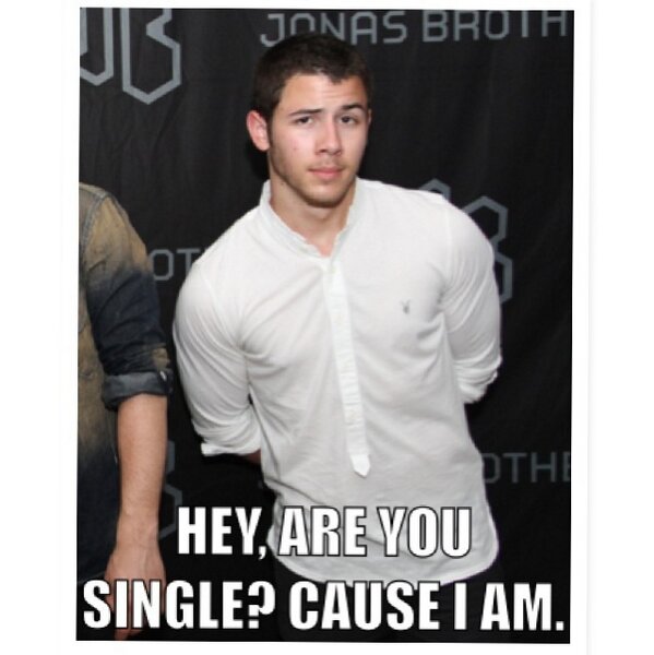 OMJFacts's tweet photo. Nick is single. #OMJFacts http://t.co/4o3G9TpDtu