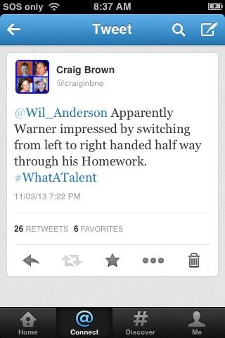 craiginbne's tweet image. Thanks @Wil_Anderson for the RT. I've now had my first 20+ RT tweet. Lots of interest in #homeworkgate #AusCricket