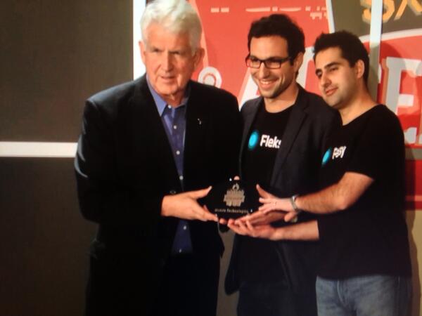 fleksy's tweet image. @fleksy was just announced the winner of #SXAccelerator in the mobile category!!! Thank you all for getting us here!