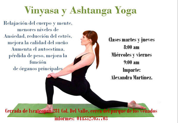 <a href="/EstiloNarvarte/">Estilo Narvarte</a>   YOGA  del sánscrito Yug significa unión de cuerpo mente espíritu Ven! practica Yoga 5527057703 RT