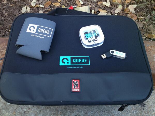 bayliotta's tweet image. The @queueapp party today at @mohawkaustin stepped up the party swag game. #flagplanting #sxsw2013 #queueapp