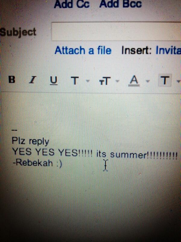 RebekkahB's tweet image. I'm so lazy I haven't changed my email signature in four years #IwasWeird #ImEmbarassed