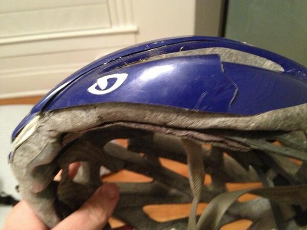 old bike helmet