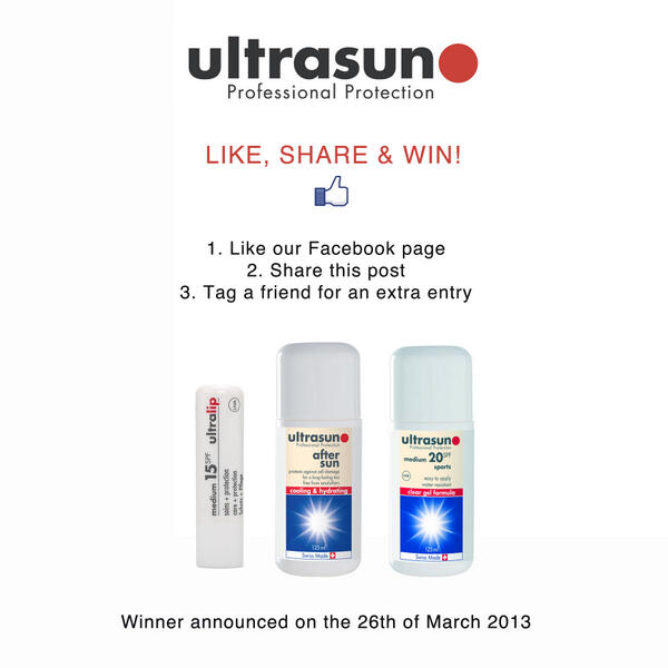 UltrasunSA's tweet photo. We are giving away on awesome Ultrasun hamper on our Facebook page! Go and LIKE to enter! https://t.co/Dyn9p5NVTZ http://t.co/epE2nbCyCe
