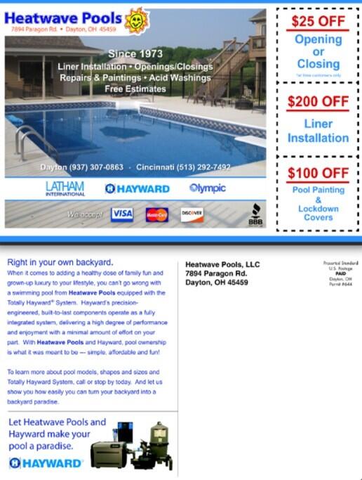 HeatwavePools's tweet photo. Heatwave Pools new flyer for 2013! http://t.co/akXPnddxKE