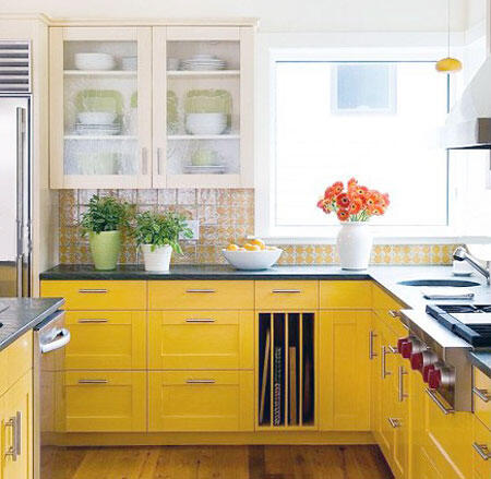 West Elm On Twitter Dreamhouseoftheday Mmm Marigold Yellow Kitchen Cabinets Colorcrush Via Atticmag Http T Co Cxpewck69c Http T Co 0johtbwr0u