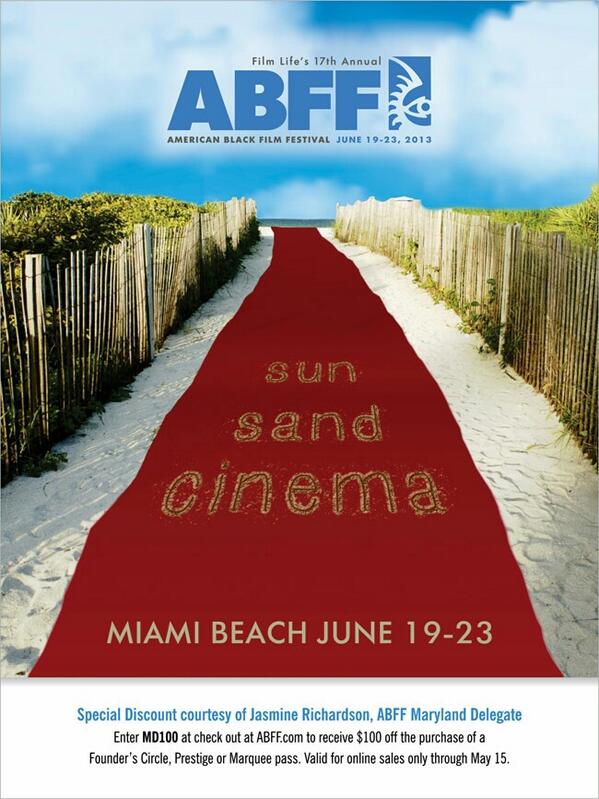 EchelonLife's tweet photo. Proud 2 B the MD Delegate of 17th Annual American Black Film Festival 6/19-23 Miami, Fl use code MD100 http://t.co/VvhWje19cD