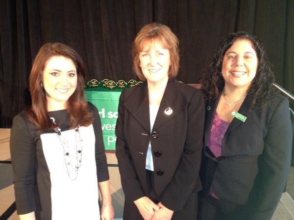 The start of The Girl Scout of Distinction Luncheon, strong powerful women!
