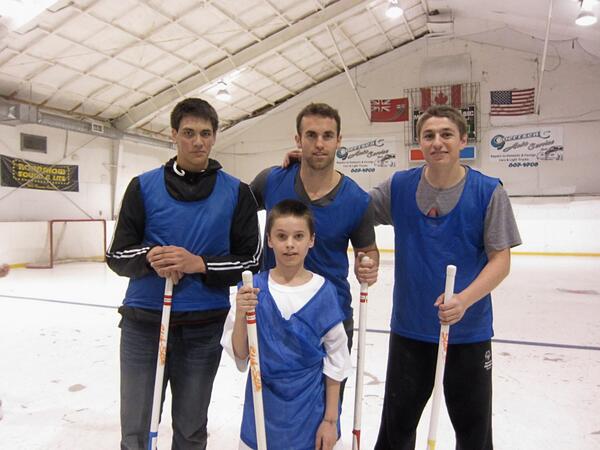 SpecOManitoba's tweet image. Thank you @aladd16 @NHLJets for joining the floor hockey scrimmages today at our "In The Schools" day! #GoJetGo